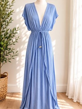elan beach dress Elan Zina Spaghetti Strap Button Front Dress Red